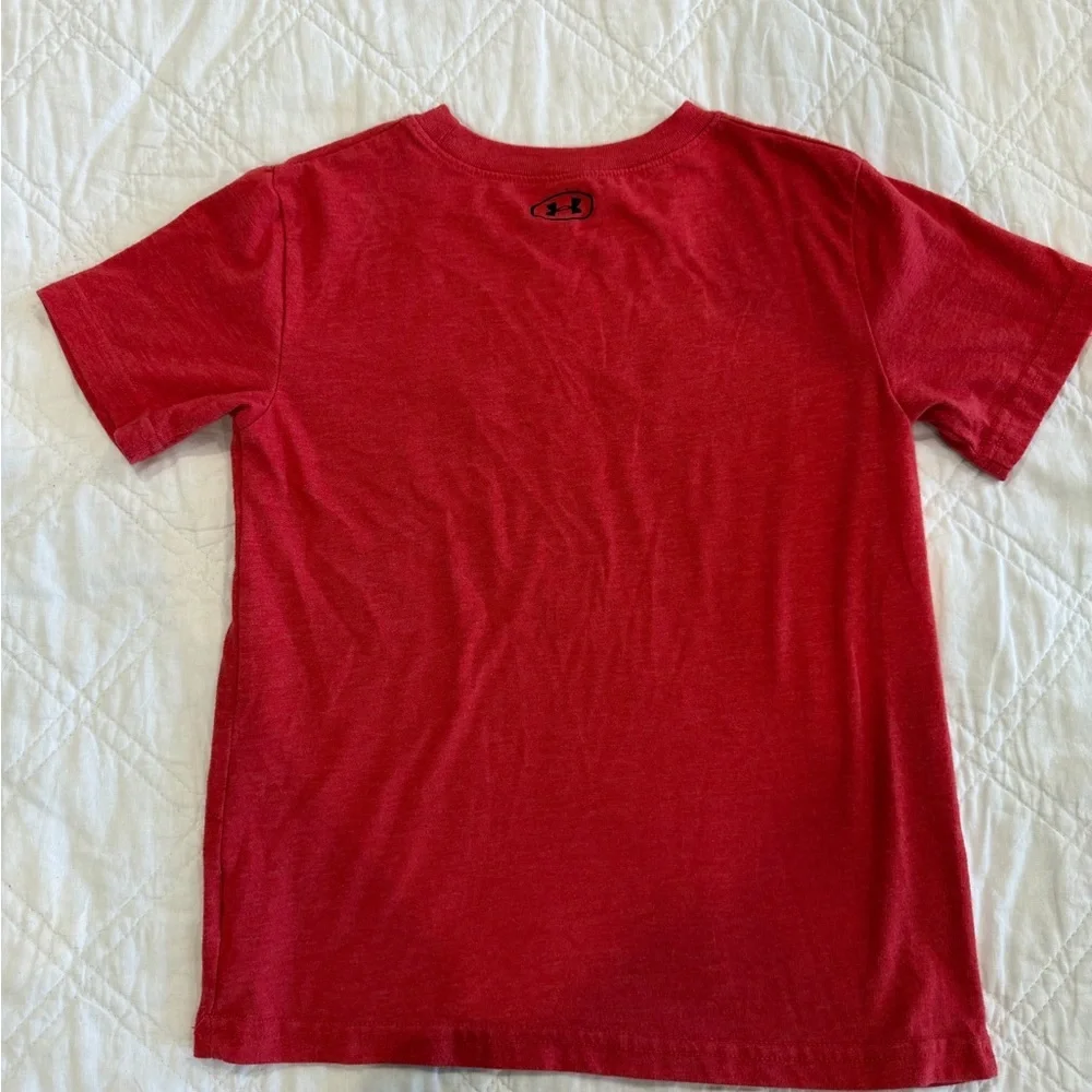 Under Armour Kids Red Graphic Tee (6)